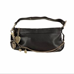Juicy Couture Y2K Chain Leather Shoulder Bag